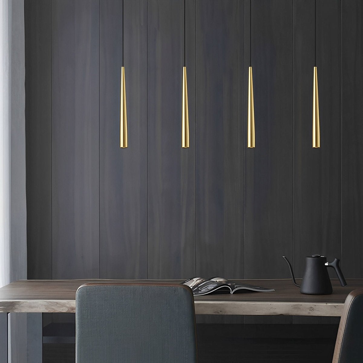 Lavisa - Modern Minimalist Long Strip LED Pendant Light