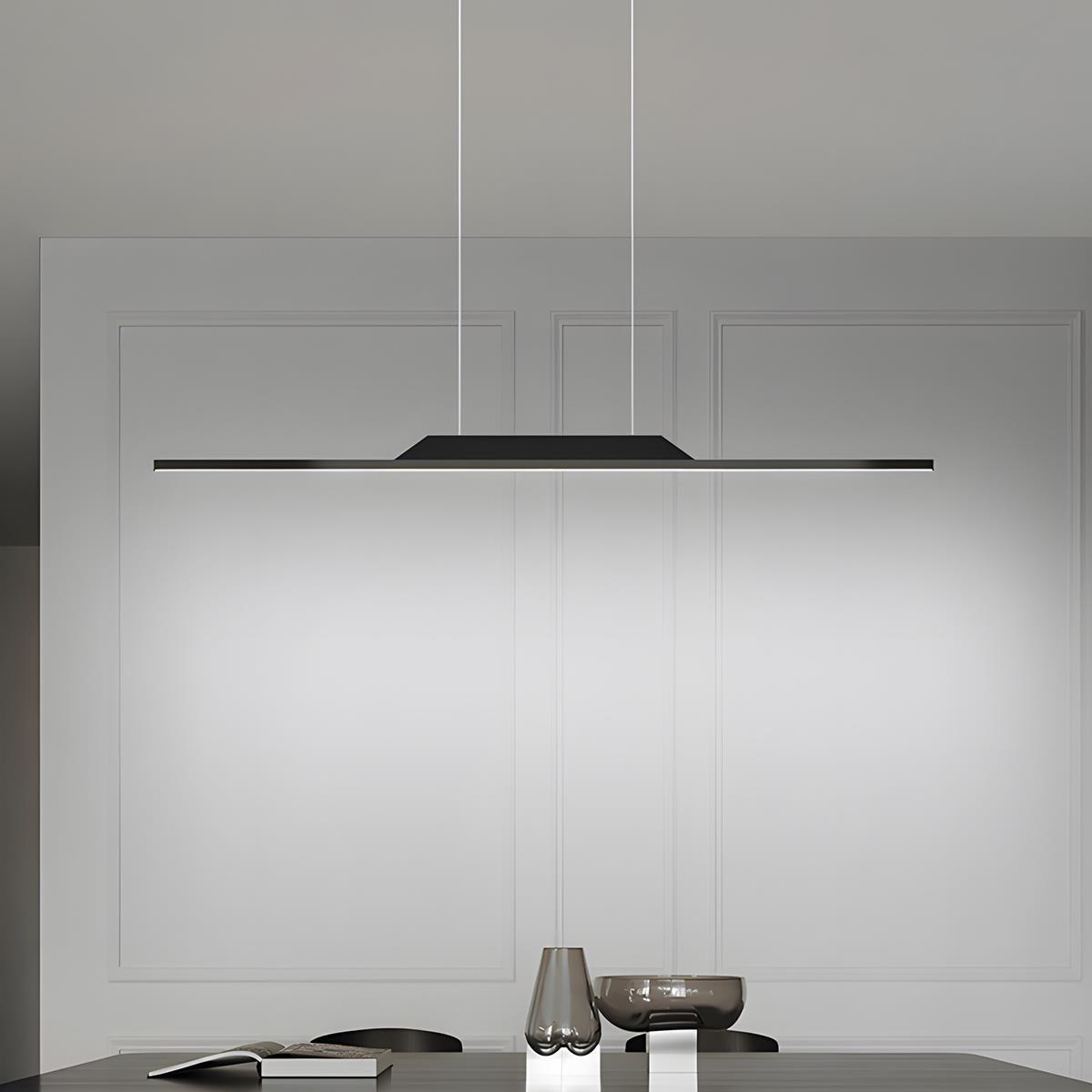 Lavisa - Modern Minimalist Long Strip Line LED Pendant Light