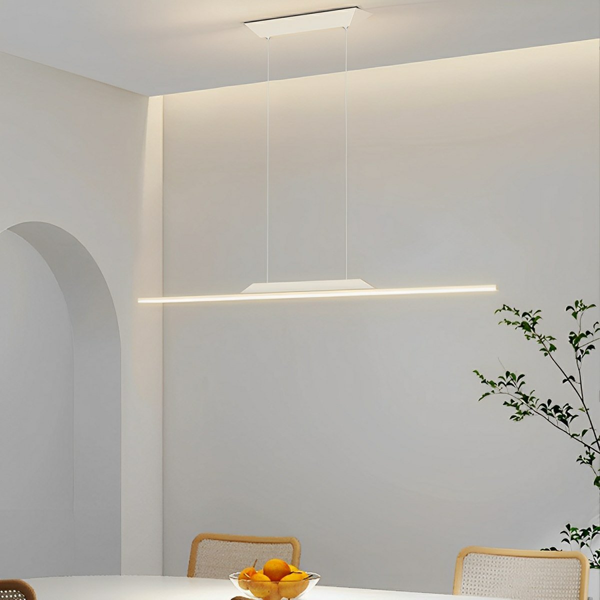 Lavisa - Modern Minimalist Long Strip Line LED Pendant Light