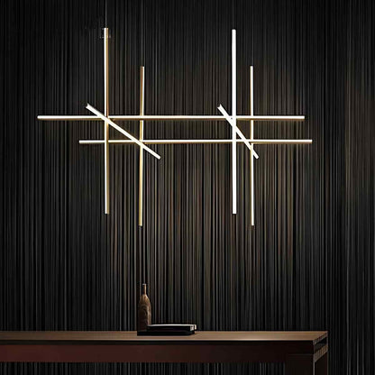 Lavisa - Modern Minimalist Geometric Linear LED Pendant Light