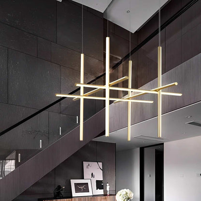 Lavisa - Modern Minimalist Geometric Linear LED Pendant Light