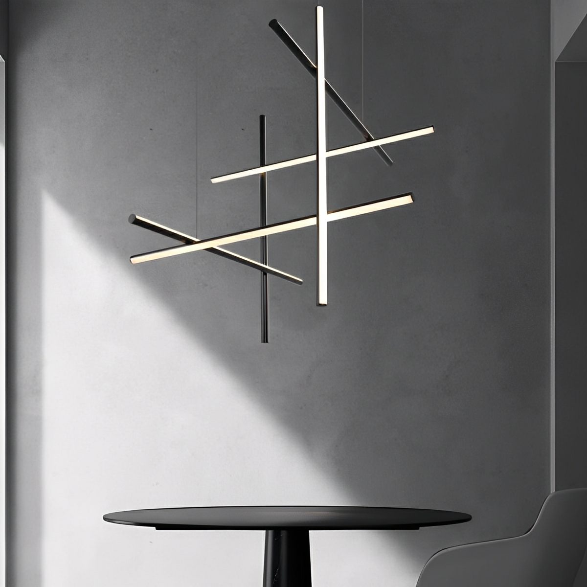 Lavisa - Modern Minimalist Geometric Linear LED Pendant Light