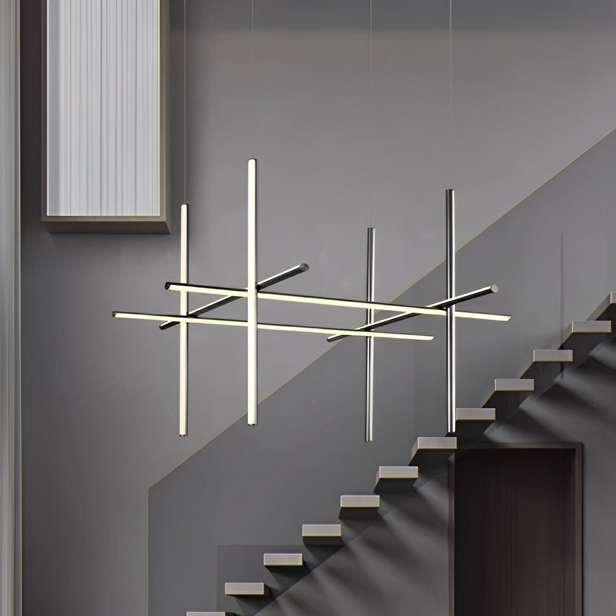 Lavisa - Modern Minimalist Geometric Linear LED Pendant Light