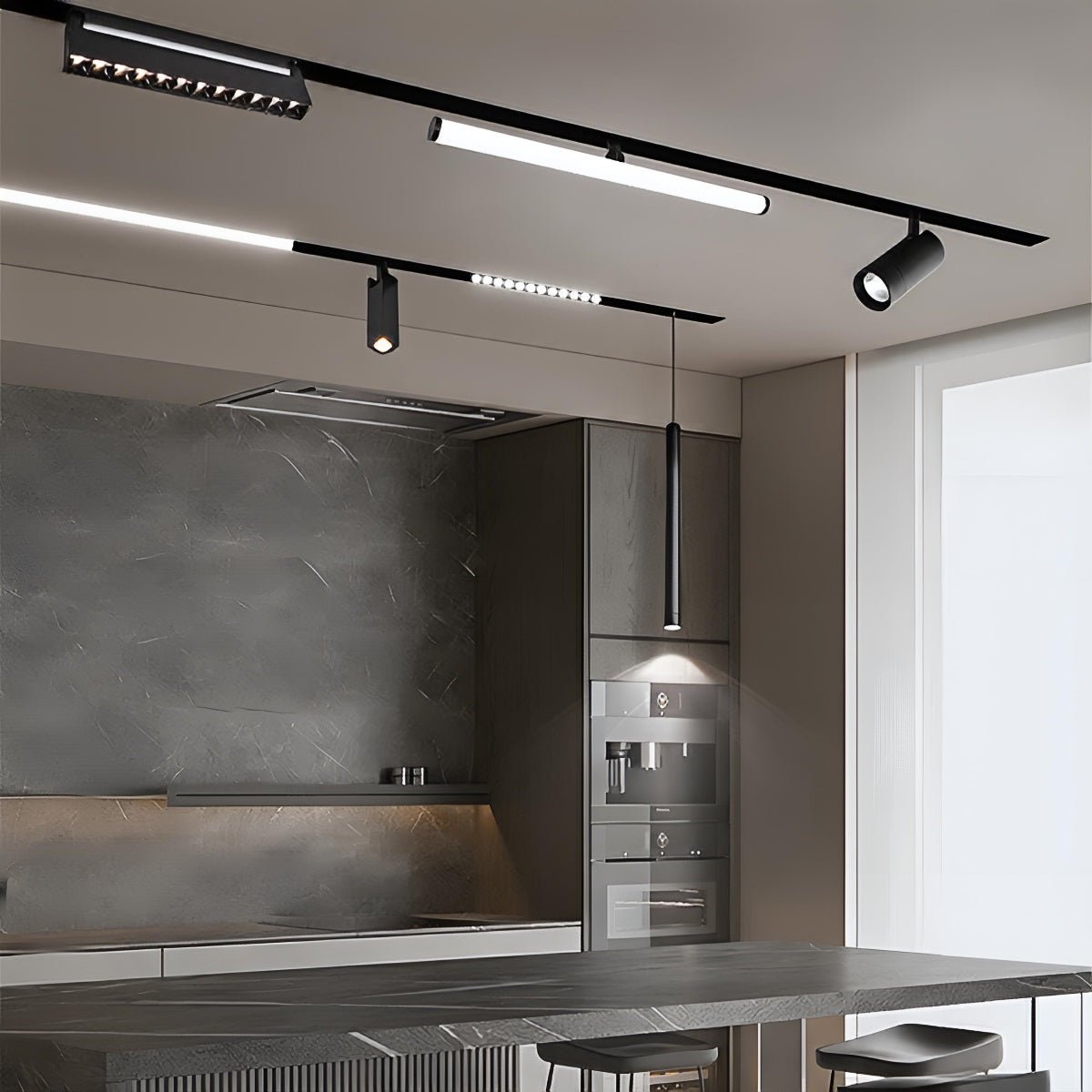 Lavisa - Modern Minimalist Magnetic DIY Recessed LED Track Light