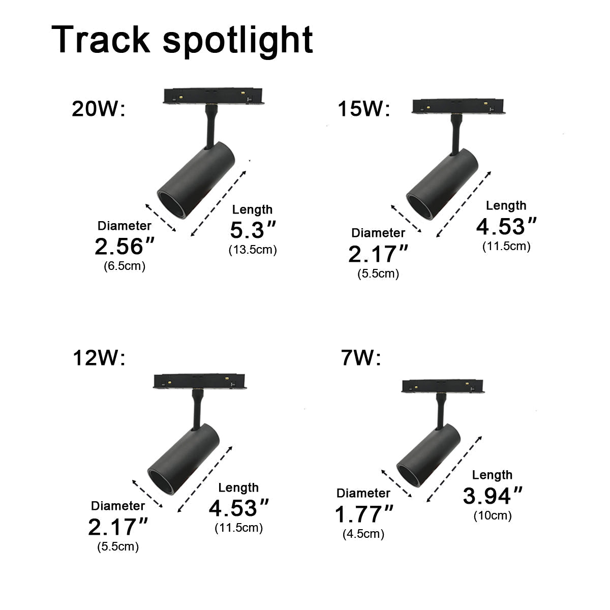 Lavisa - Modern Minimalist Magnetic DIY Recessed LED Track Light