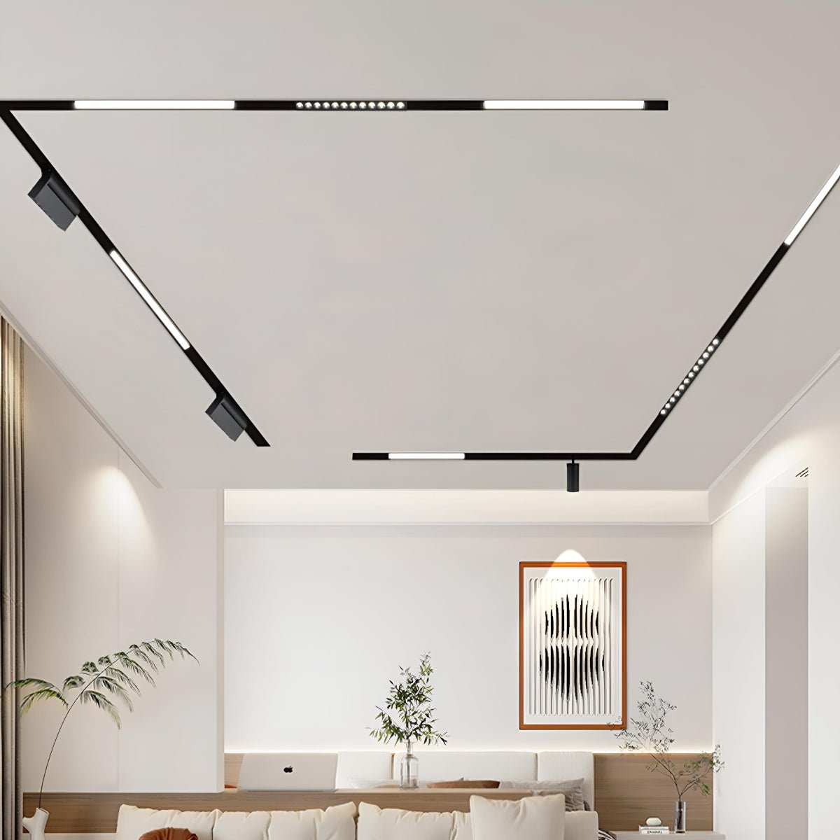 Lavisa - Modern Minimalist Magnetic DIY Recessed LED Track Light