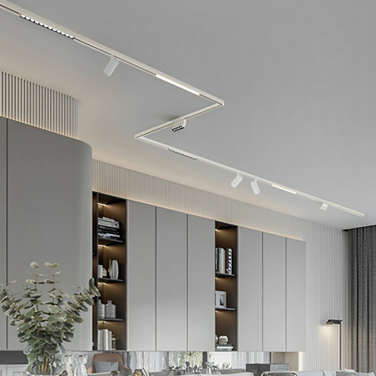 Lavisa - Modern Minimalist Magnetic DIY Recessed LED Track Light