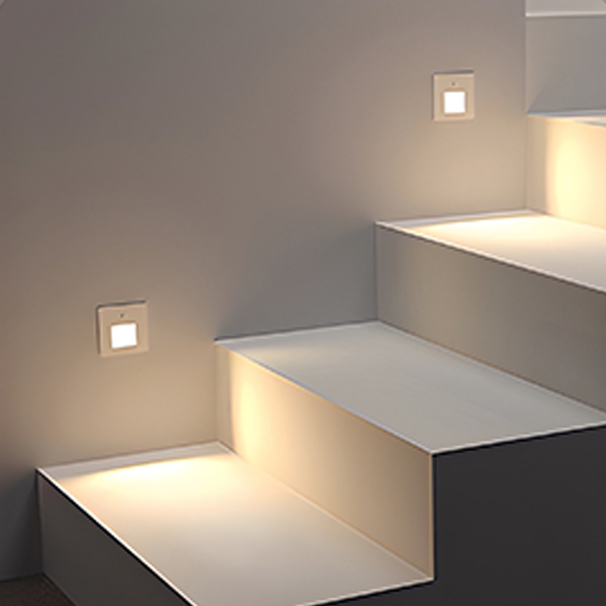 Lavisa - Modern Minimalist Motion Sensor LED Wall Stairway Light
