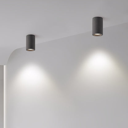 Lavisa - Modern Minimalist Round Concrete LED Ceiling Light