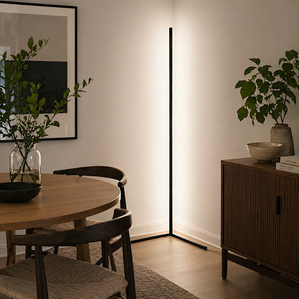 Lavisa - Modern Minimalist Smart LED Corner Floor Lamp