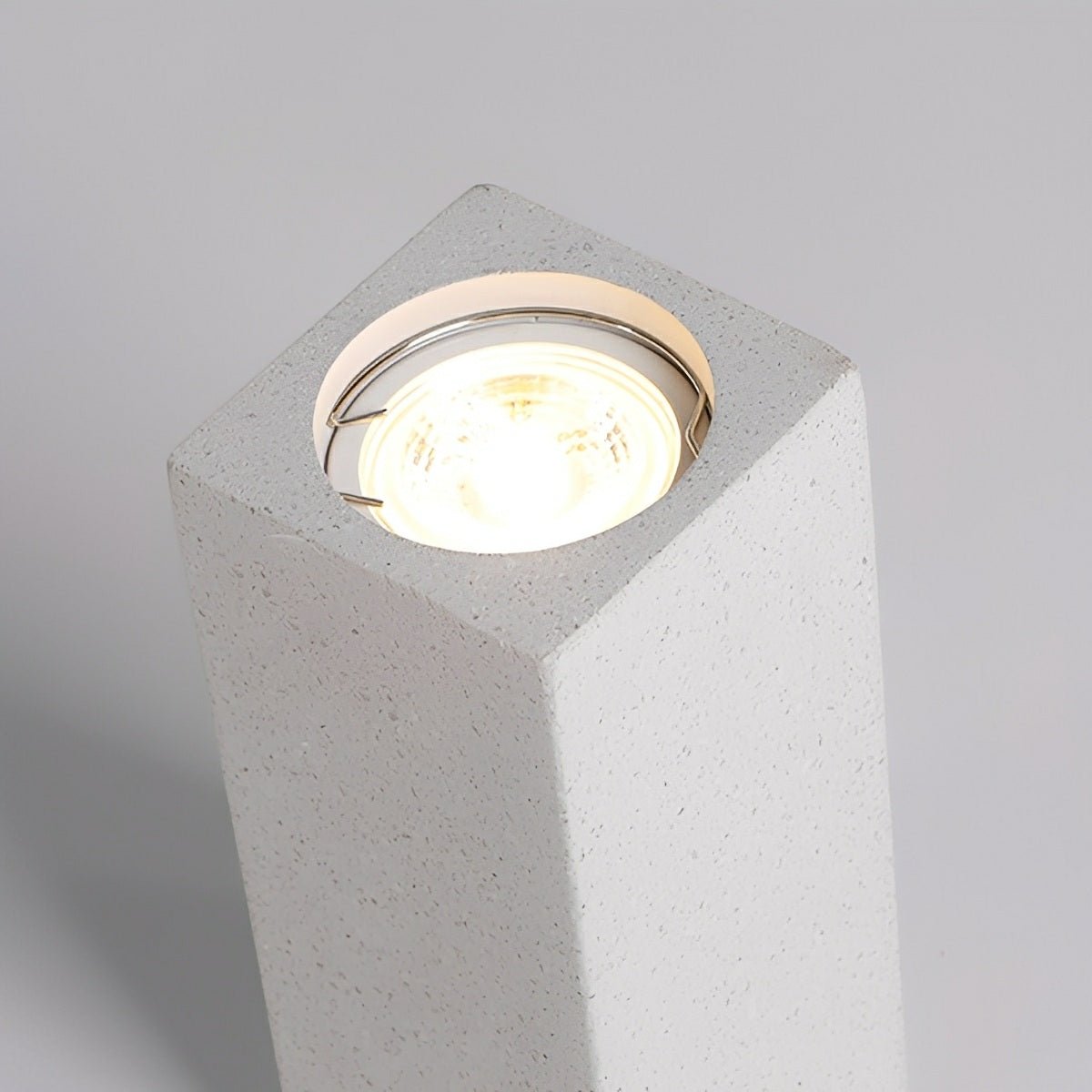 Lavisa - Modern Square Concrete LED Ceiling Light Minimalist Fixture