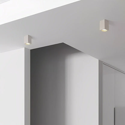 Lavisa - Modern Square Concrete LED Ceiling Light Minimalist Fixture
