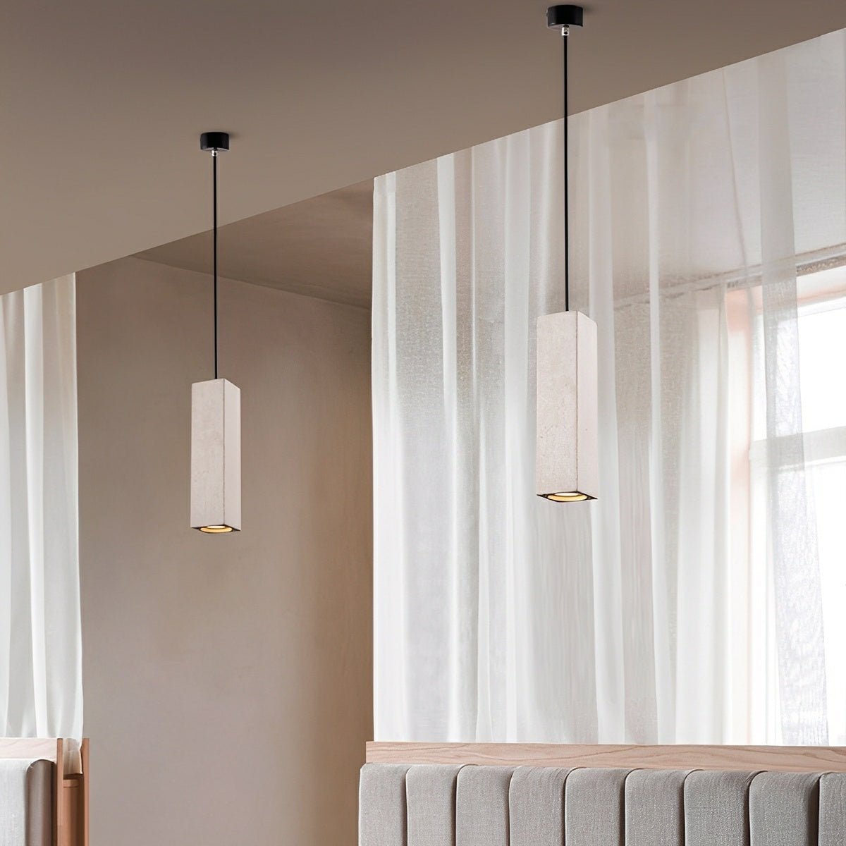 Lavisa - Modern Minimalist Concrete LED Pendant Light