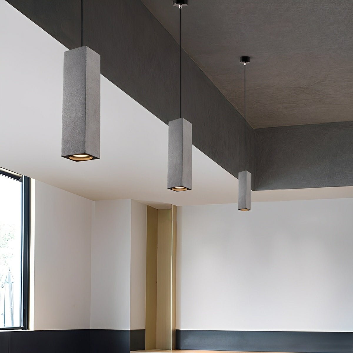 Lavisa - Modern Minimalist Concrete LED Pendant Light