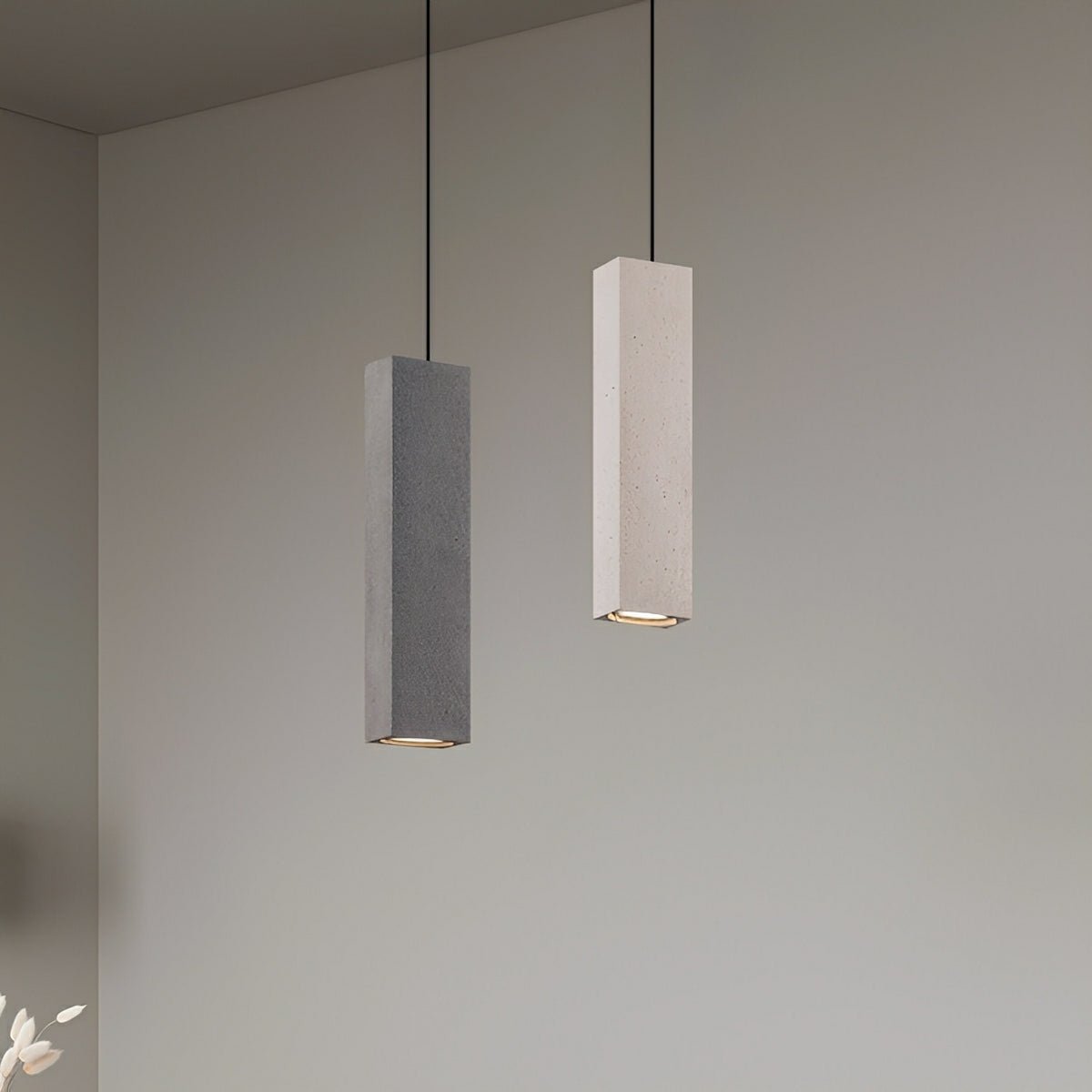 Lavisa - Modern Minimalist Concrete LED Pendant Light