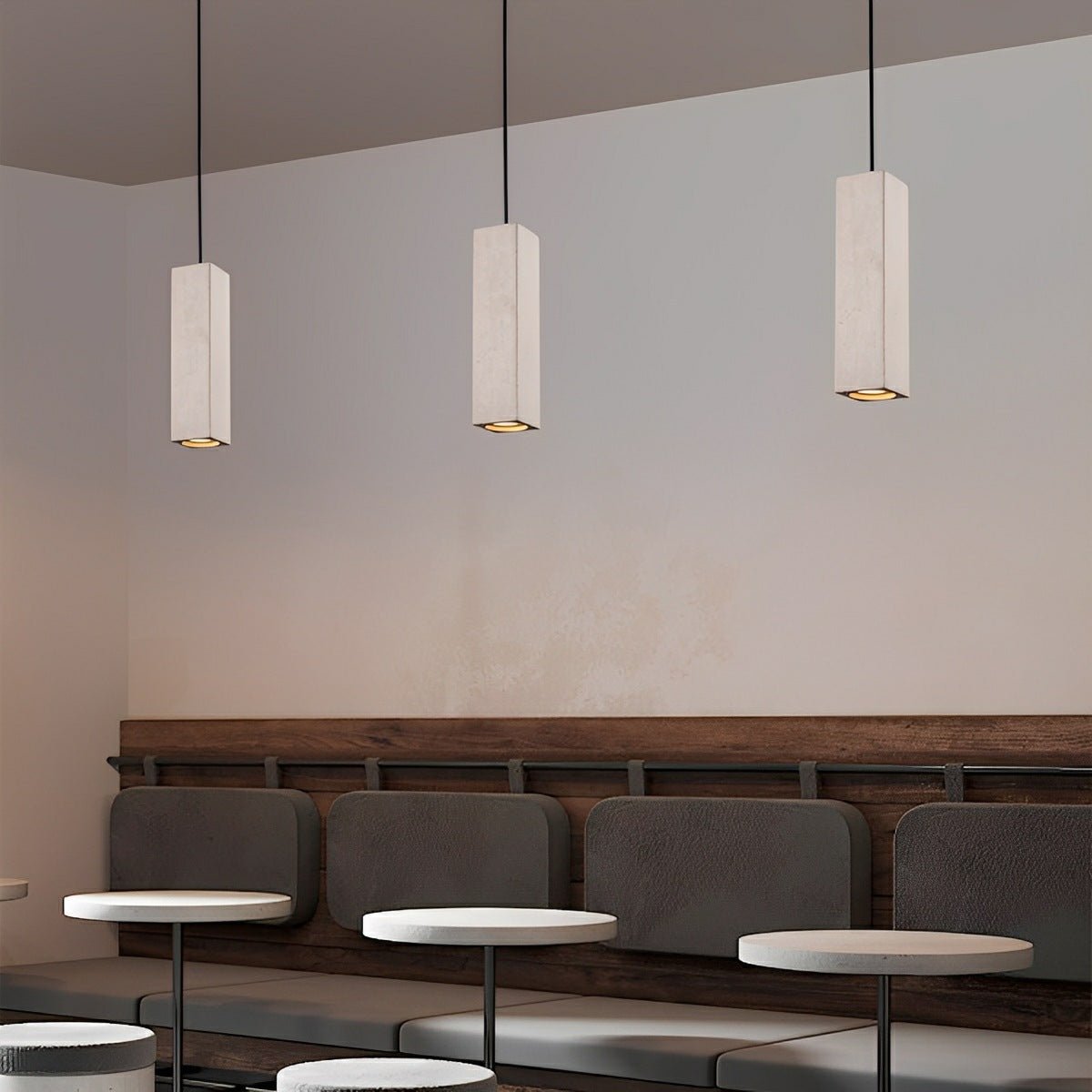 Lavisa - Modern Minimalist Concrete LED Pendant Light