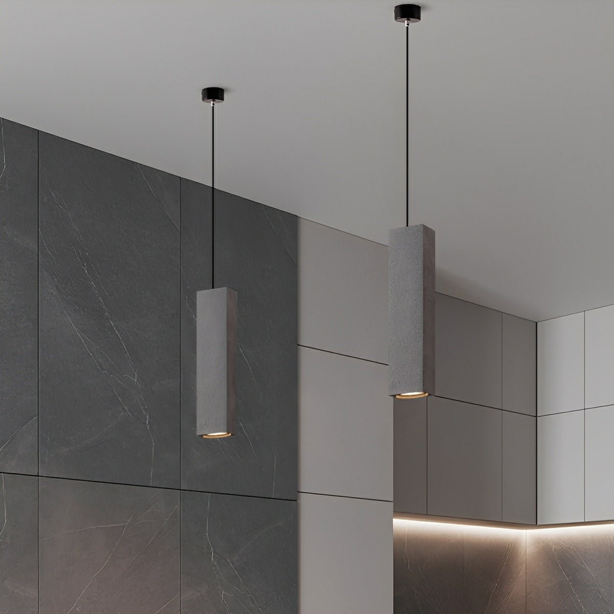 Lavisa - Modern Minimalist Concrete LED Pendant Light