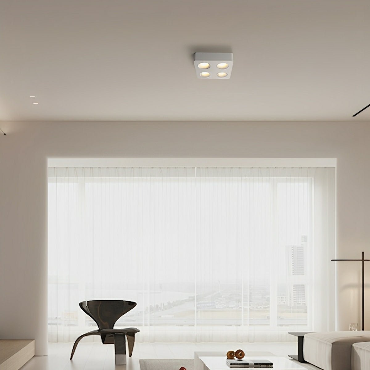 Lavisa - Modern Minimalist Square LED Indoor Ceiling Spotlight
