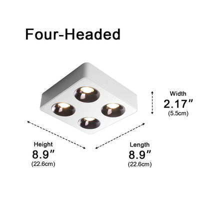 Lavisa - Modern Minimalist Square LED Indoor Ceiling Spotlight