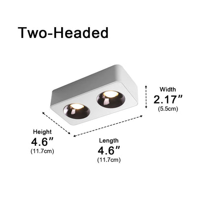 Lavisa - Modern Minimalist Square LED Indoor Ceiling Spotlight