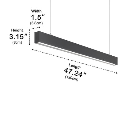 Lavisa - Minimalist Up and Down Linear LED Suspended Pendant Light