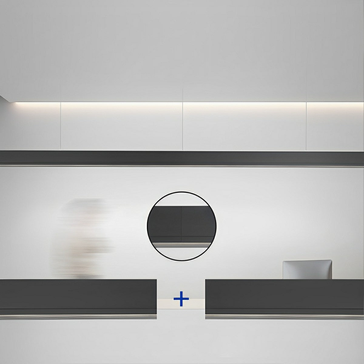 Lavisa - Minimalist Up and Down Linear LED Suspended Pendant Light