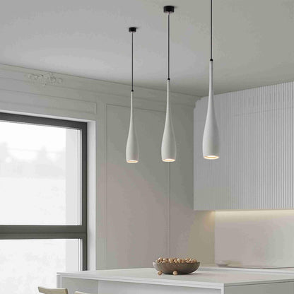 Lavisa - Modern Minimalist Water Drop Concrete LED Pendant Light