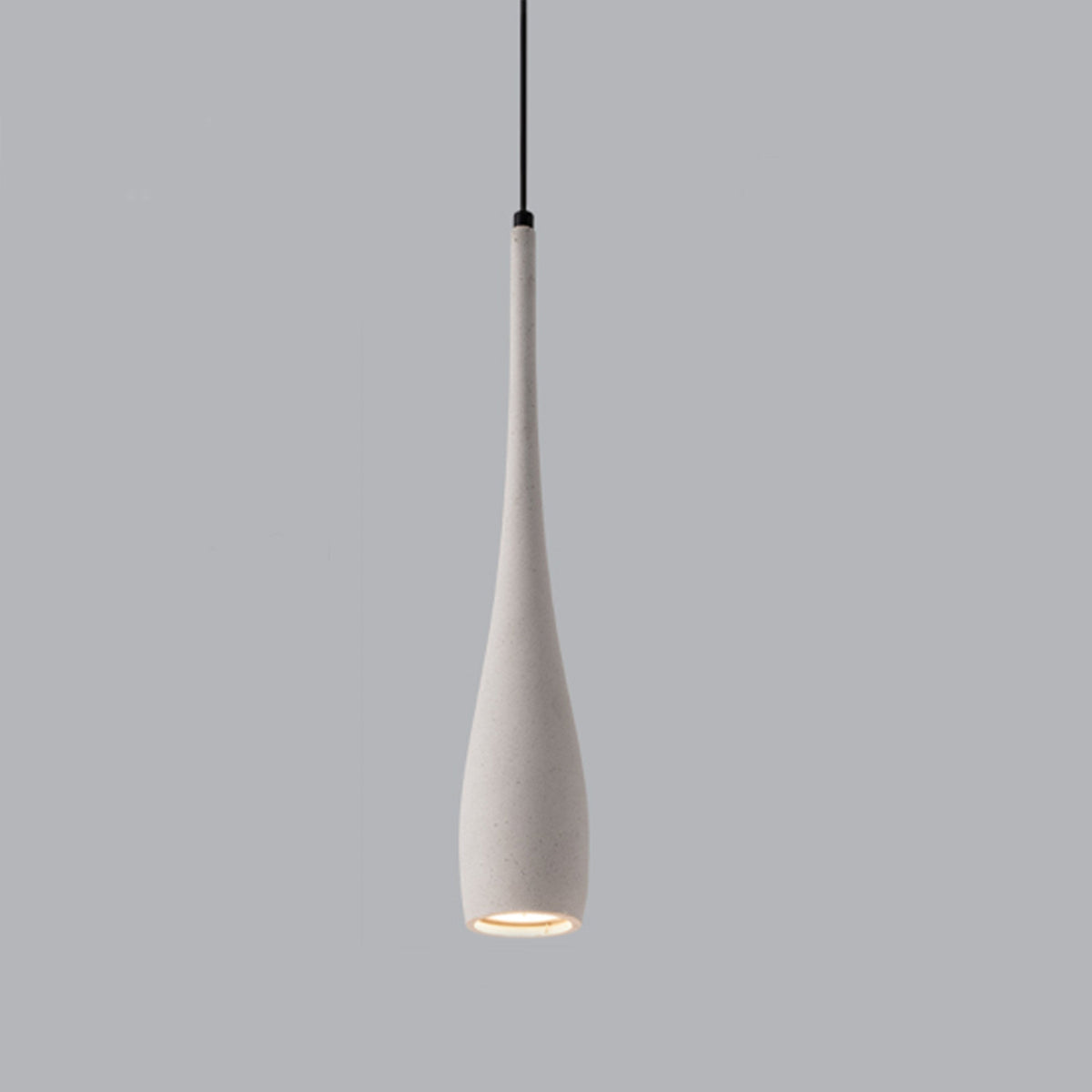 Lavisa - Modern Minimalist Water Drop Concrete LED Pendant Light