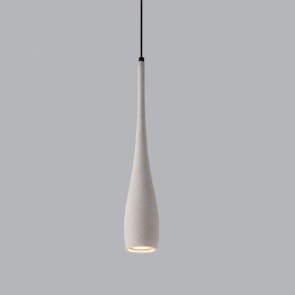 Lavisa - Modern Minimalist Water Drop Concrete LED Pendant Light