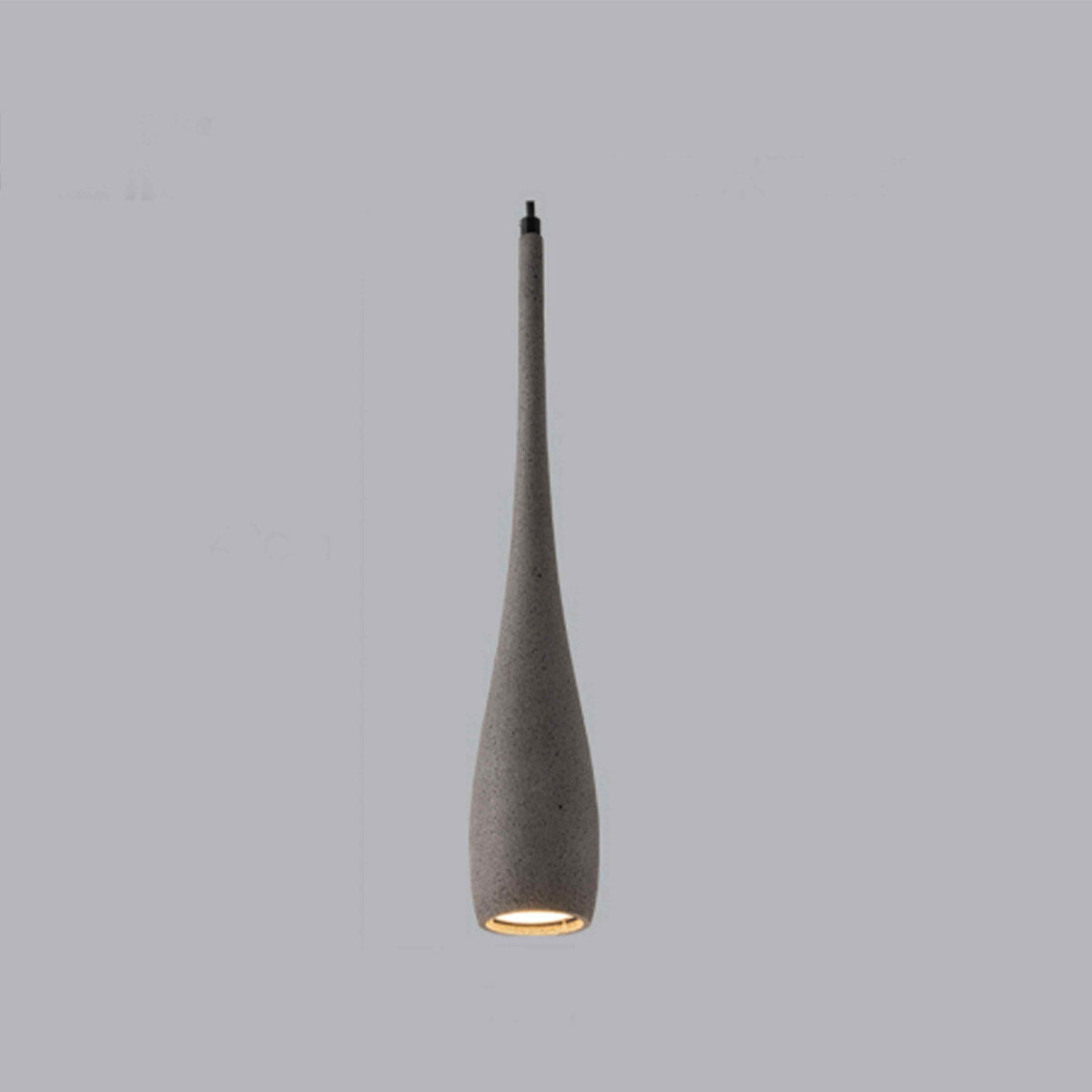 Lavisa - Modern Minimalist Water Drop Concrete LED Pendant Light