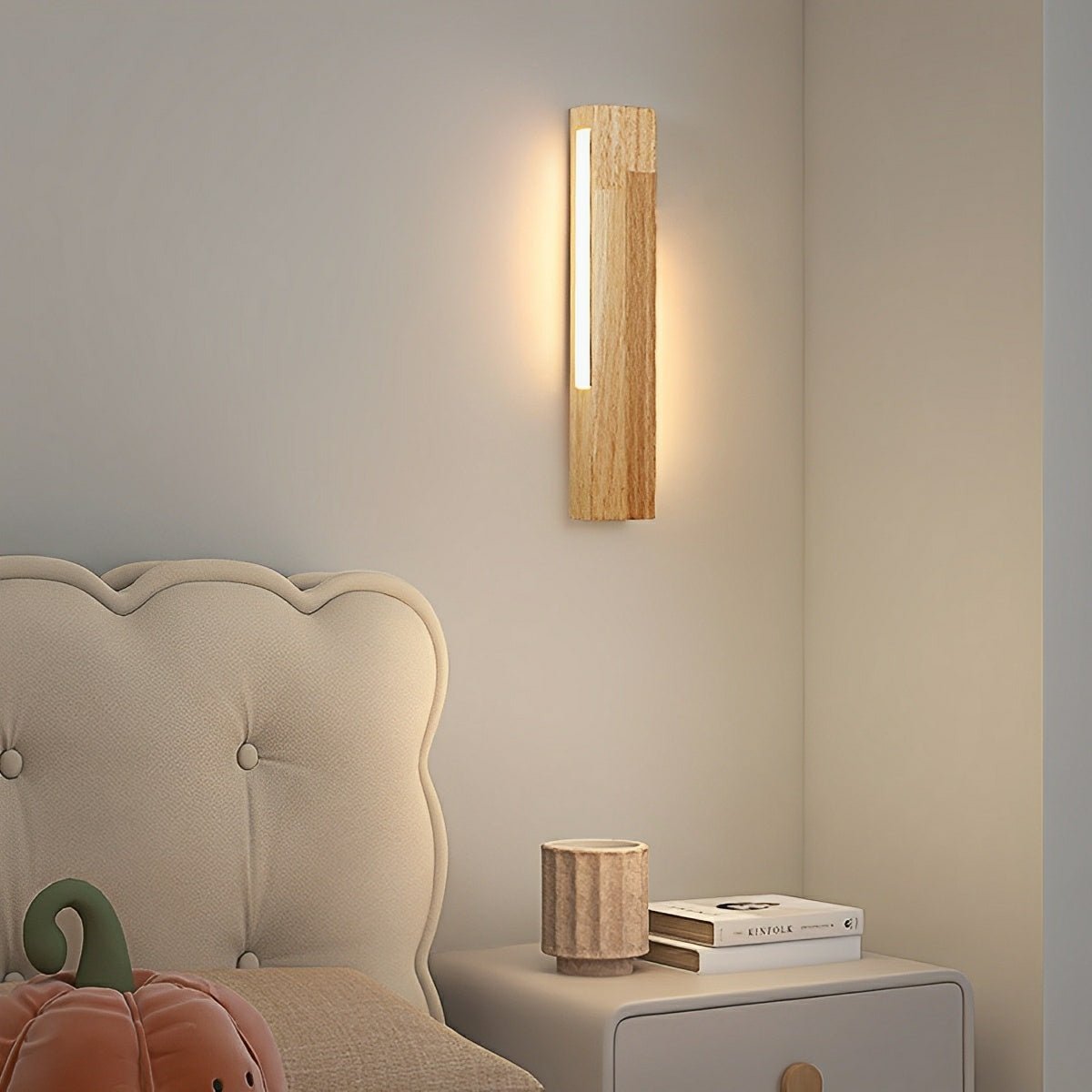 Lavisa - Modern Minimalist Wood Double-Sided LED Wall Sconce