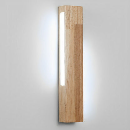 Lavisa - Modern Minimalist Wood Double-Sided LED Wall Sconce