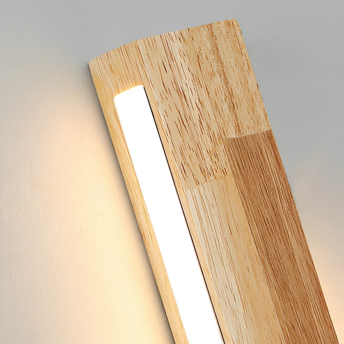 Lavisa - Modern Minimalist Wood Double-Sided LED Wall Sconce