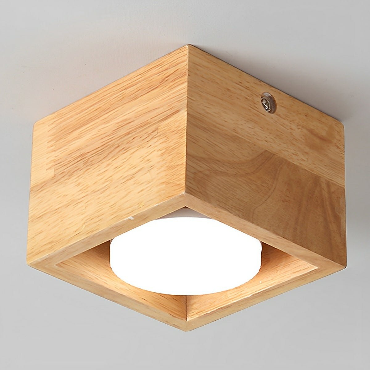Lavisa - Wood Square LED Ceiling Spotlight Gimbal Fixture