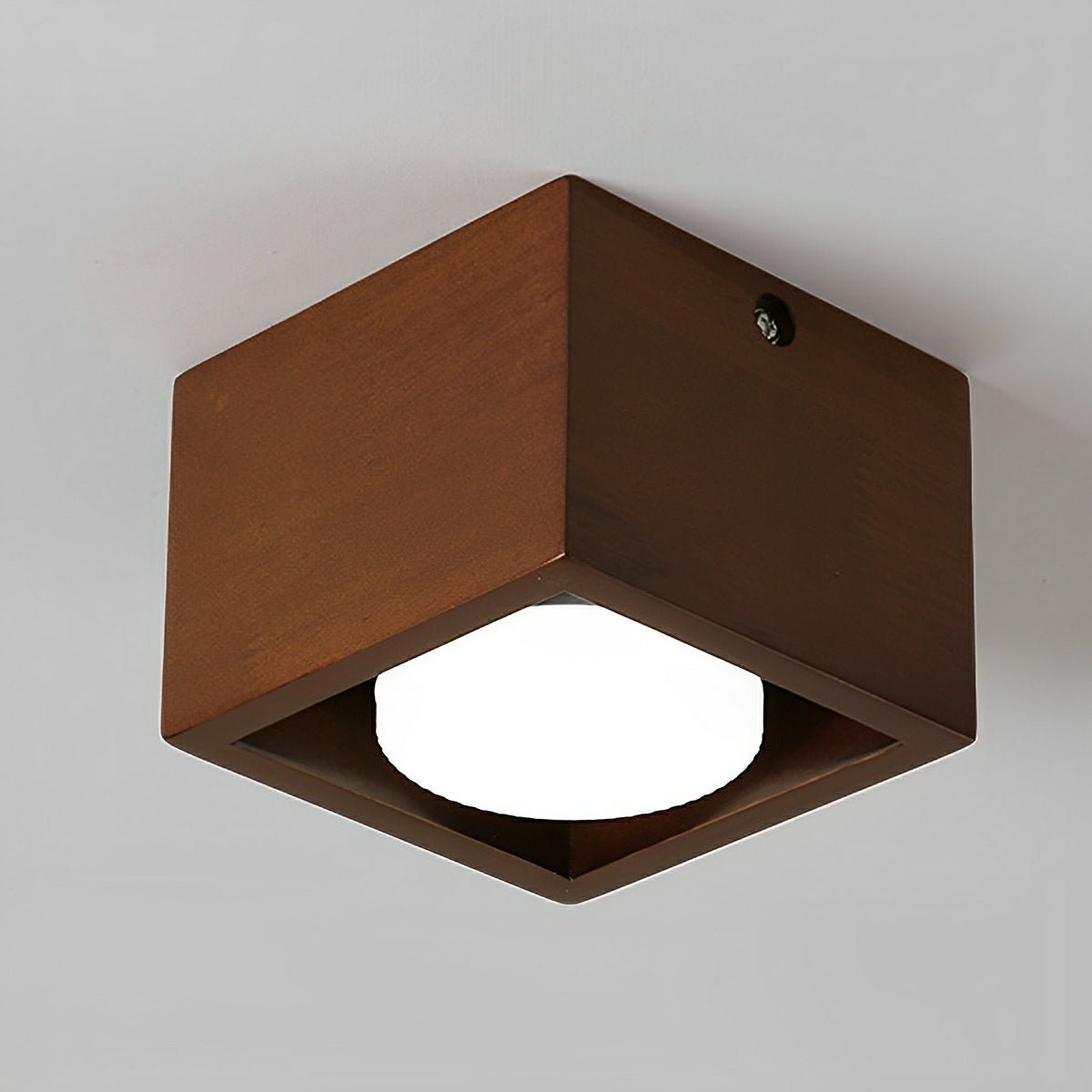 Lavisa - Wood Square LED Ceiling Spotlight Gimbal Fixture