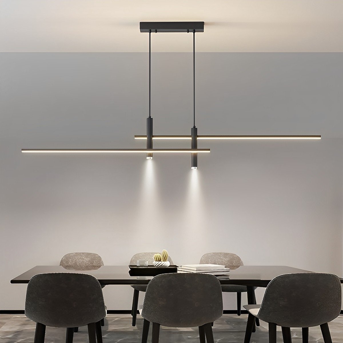 Lavisa - Modern Minimalist LED Strip Pendant Light