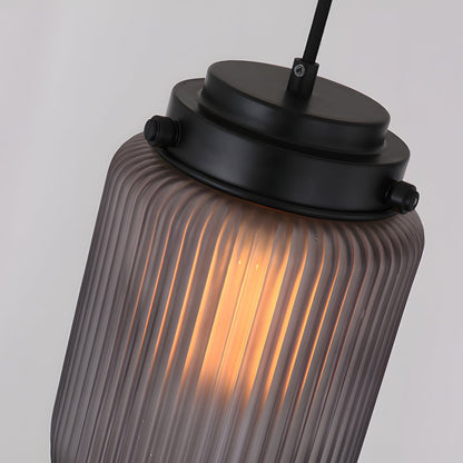 Lavisa - Ribbed Glass Pendant Light