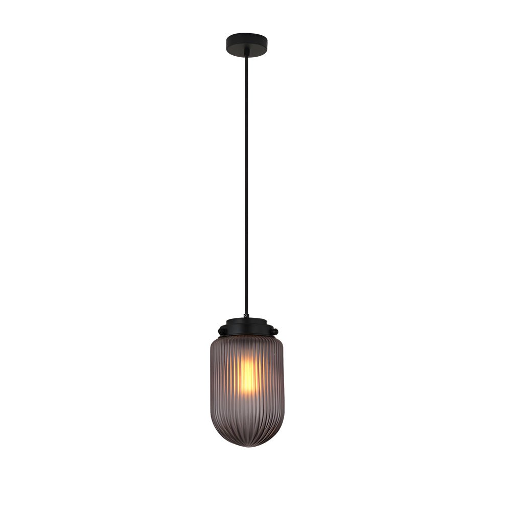 Lavisa - Ribbed Glass Pendant Light