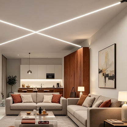 Lavisa - Modern Rotatable LED Linear Strip Light for Ceiling