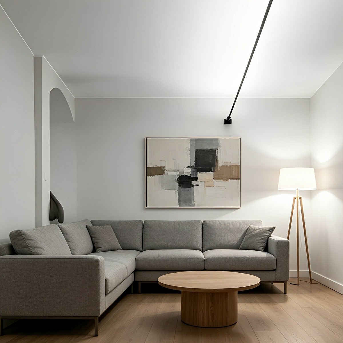 Lavisa - Modern Rotatable LED Linear Strip Light for Ceiling