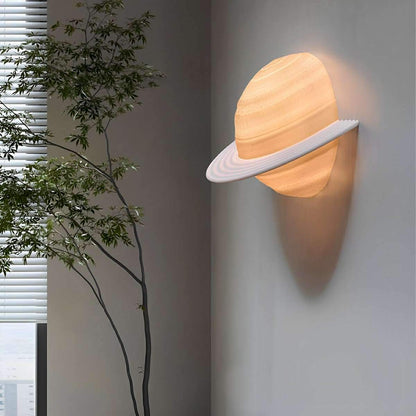 Lavisa - Modern Semicircle Saturn 3D Planet LED Indoor Wall Light