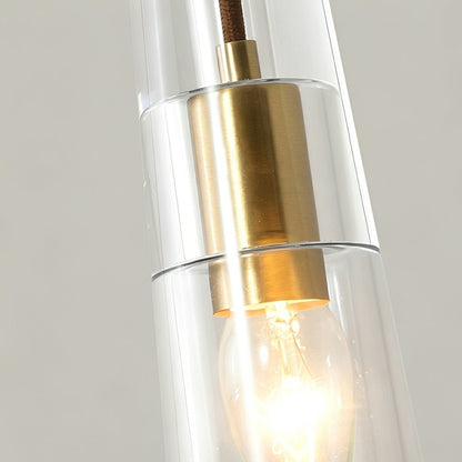 Lavisa - Modern Slim Conical Crystal Pendant Light