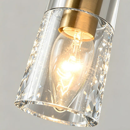 Lavisa - Modern Slim Conical Crystal Pendant Light