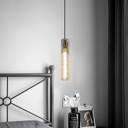 Lavisa - Slim Cylindrical Crystal LED Pendant Light