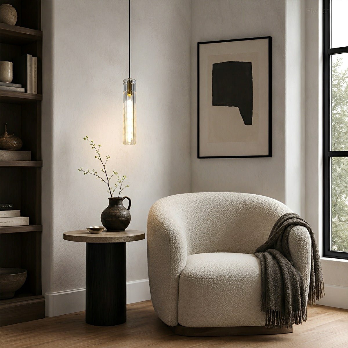 Lavisa - Slim Cylindrical Crystal LED Pendant Light