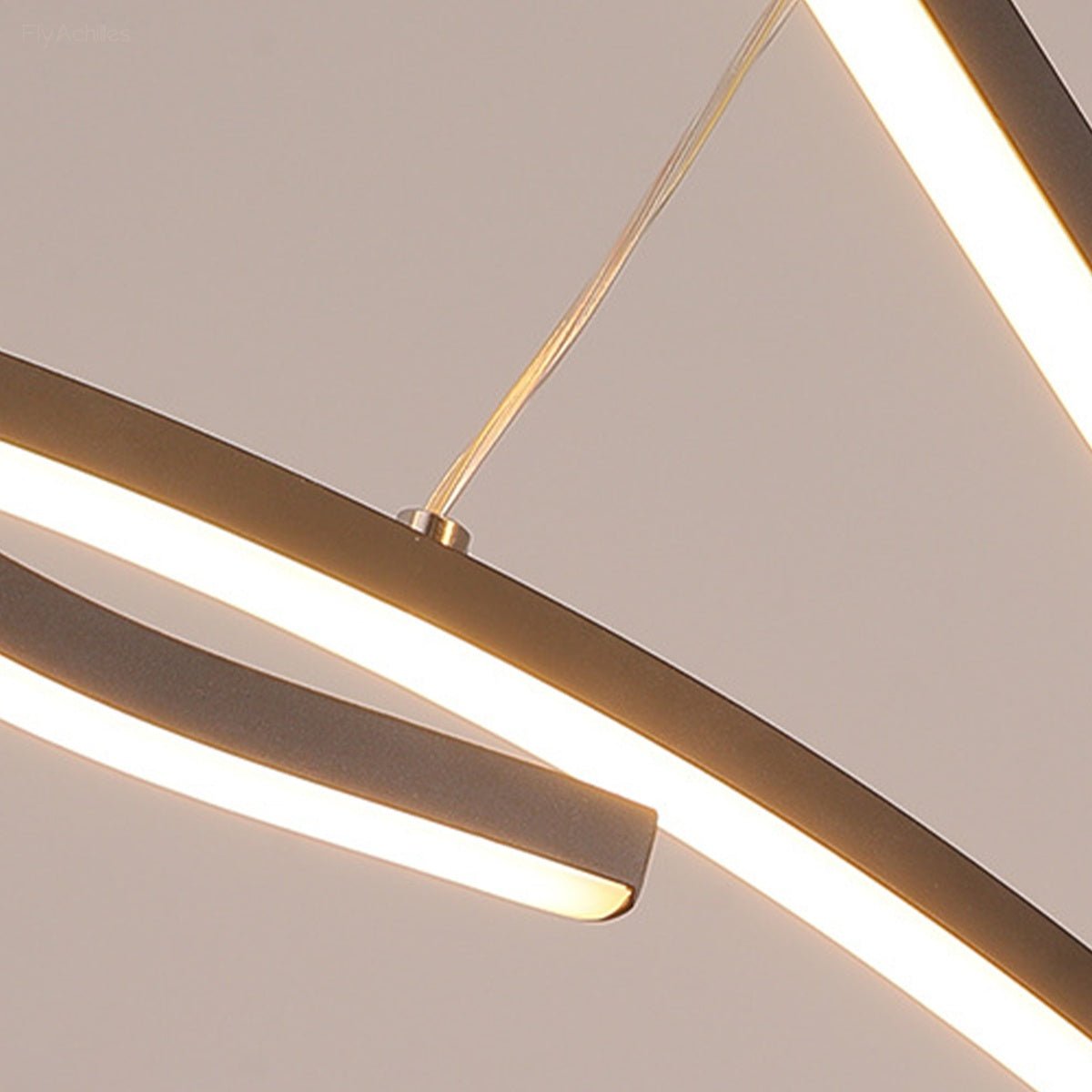 Lavisa - Modern Wave LED Linear Pendant Light