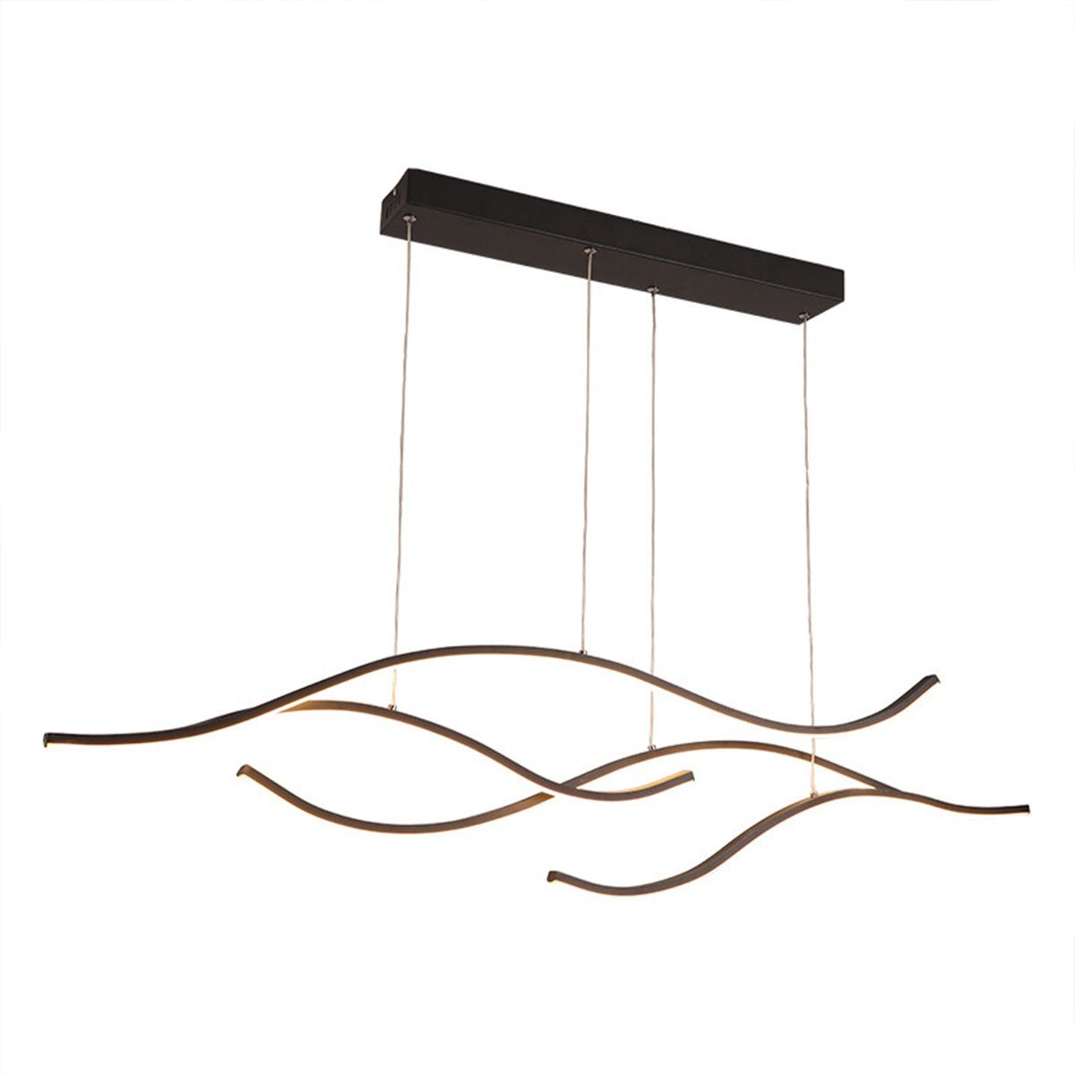Lavisa - Modern Wave LED Linear Pendant Light