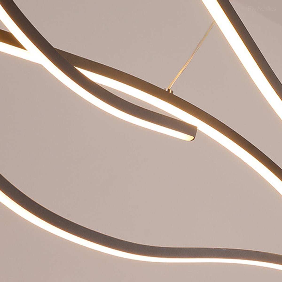 Lavisa - Modern Wave LED Linear Pendant Light