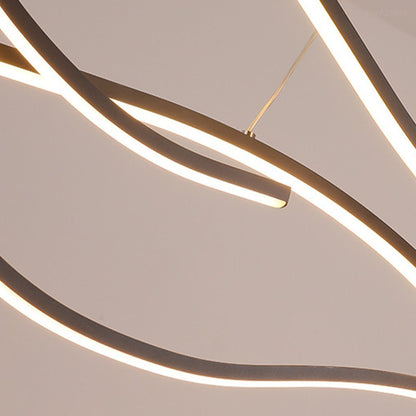 Lavisa - Modern Wave LED Linear Pendant Light