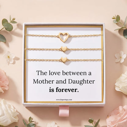 Lavisa - Mom And Me Matching Heart Bracelet